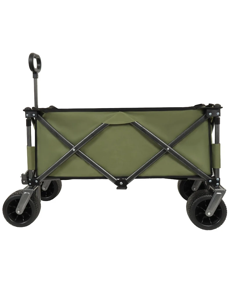 Streamdale Furniture Utility Folding Camping Wagon - Green