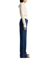 7 For All Mankind Women's Modern Dojo High-Rise Flare-Leg Jeans