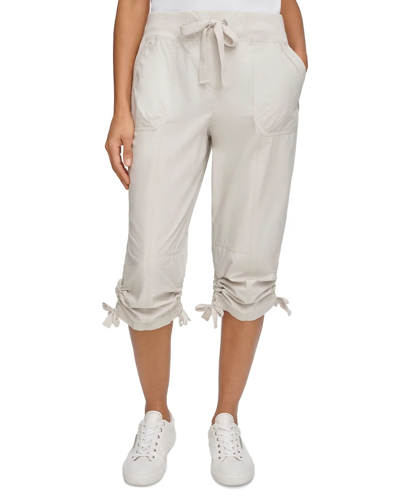 Calvin Klein Women's Convertible Cargo Capri Pants