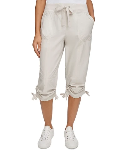 Calvin Klein Women's Convertible Cargo Capri Pants