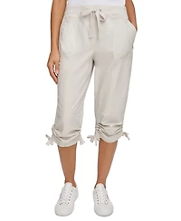 Calvin Klein Women's Convertible Cargo Capri Pants