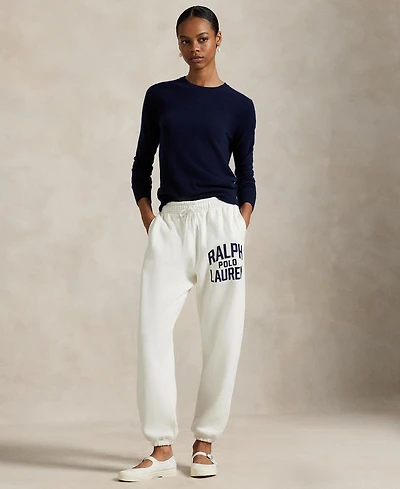 Polo Ralph Lauren Women's Logo Fleece Drawstring Sweatpant