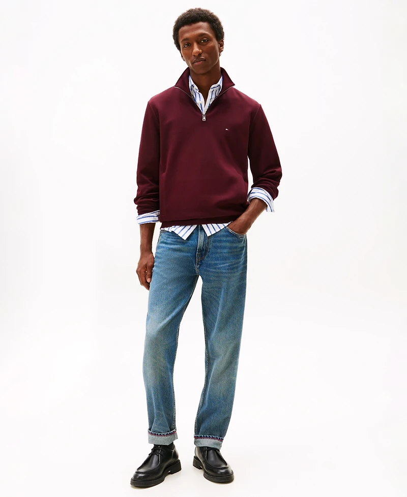 Tommy Hilfiger Men's Essential Intechno Knit Regular-Fit 1/4-Zip Sweatshirt