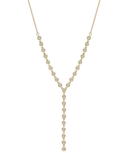 Wrapped in Love Diamond Bezel 17-1/4" Lariat Necklace (1 ct. t.w.) in 14k Gold, Exclusively at Macy's