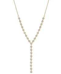 Wrapped in Love Diamond Bezel 17-1/4" Lariat Necklace (1 ct. t.w.) in 14k Gold, Exclusively at Macy's