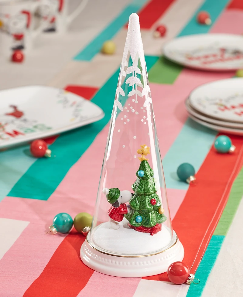 Lenox Peanuts Merry & Magical Christmas Scene Figurine