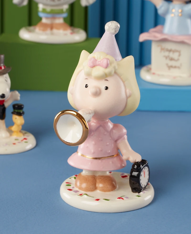 Lenox Peanuts Happy New Year Porcelain Figurines, Set of 5