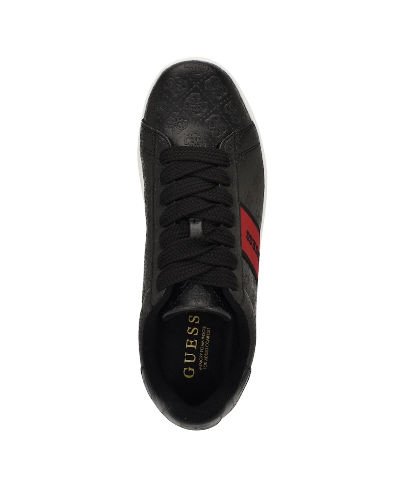 Guess Men's Tariton Branded Lace Up Casual Sneakers