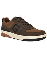 Guess Men's Nastele Branded Lace Up Casual Sneakers
