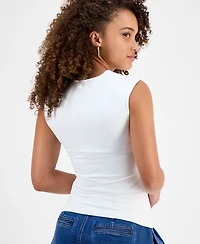 And Now This Petite Crewneck Sleeveless Top