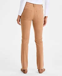 Style & Co Women's Straight-Leg High Rise Twill Pants