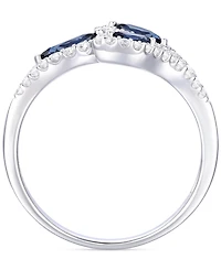 Gemstone (5/8 ct. t.w.) & Diamond (1/3 Multi-Stone Ring 14k Gold