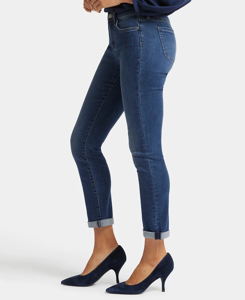 Nydj Petite Sheri Slim Roll Cuff Jeans