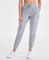 Id Ideology Women's Relaxed High-Rise Heathered Fleece Joggers, Macy's Exclusive