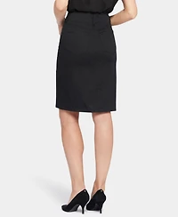 Nydj Petite High Rise Denim Skirts