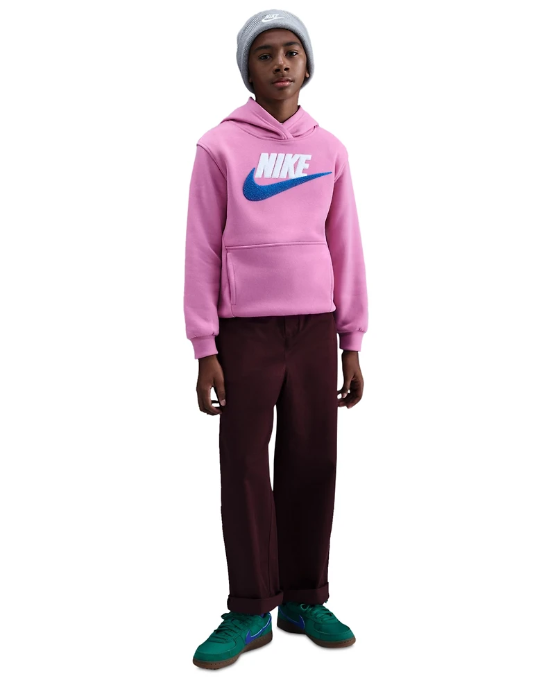 Nike Big Kids 8-20 Sportswear Club Fleece Hoodie