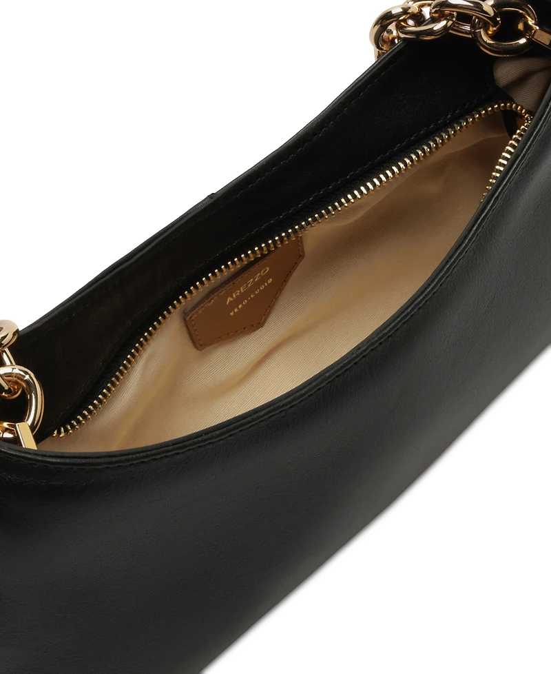 Arezzo Luna Small Leather Baguette