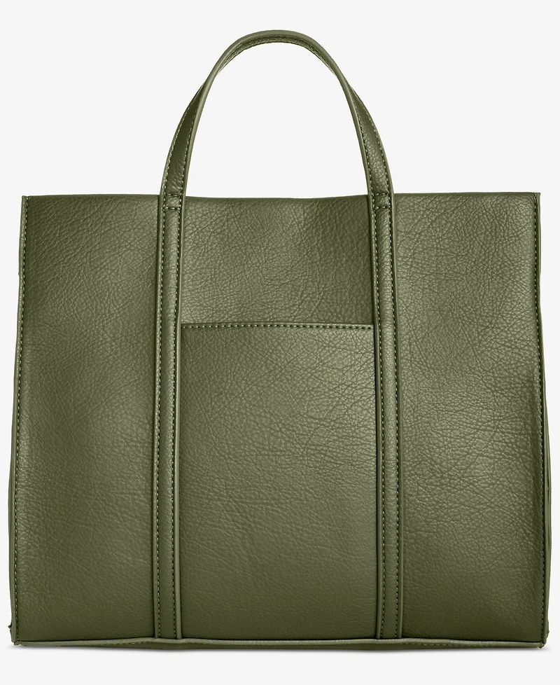 Style & Co Medium Woven Boxy Tote, Macy's Exclusive