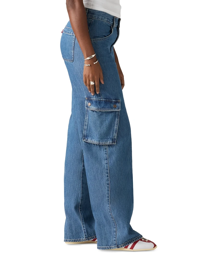 Levi's Women's Super Low Loose-Fit Cargo Jeans