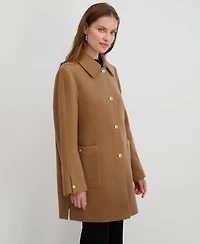 Tahari Women's Collared Single-Breasted Coat