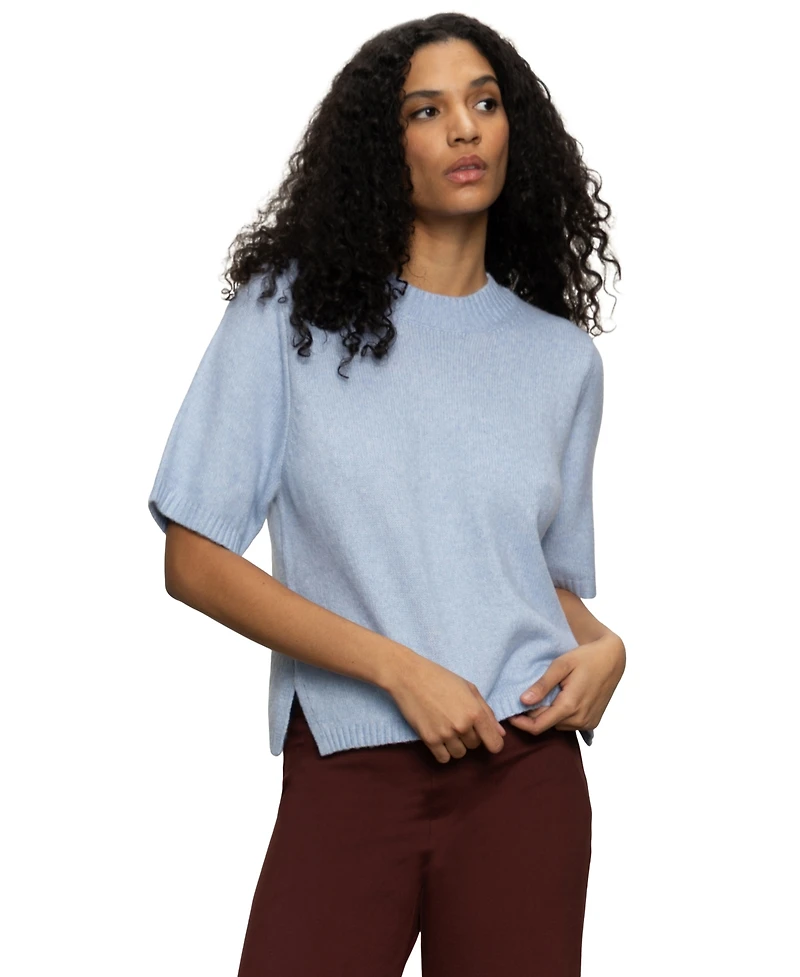 Sanctuary Women's Perfect Cotton Short-Sleeve Sweater