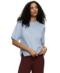Sanctuary Women's Perfect Cotton Short-Sleeve Sweater