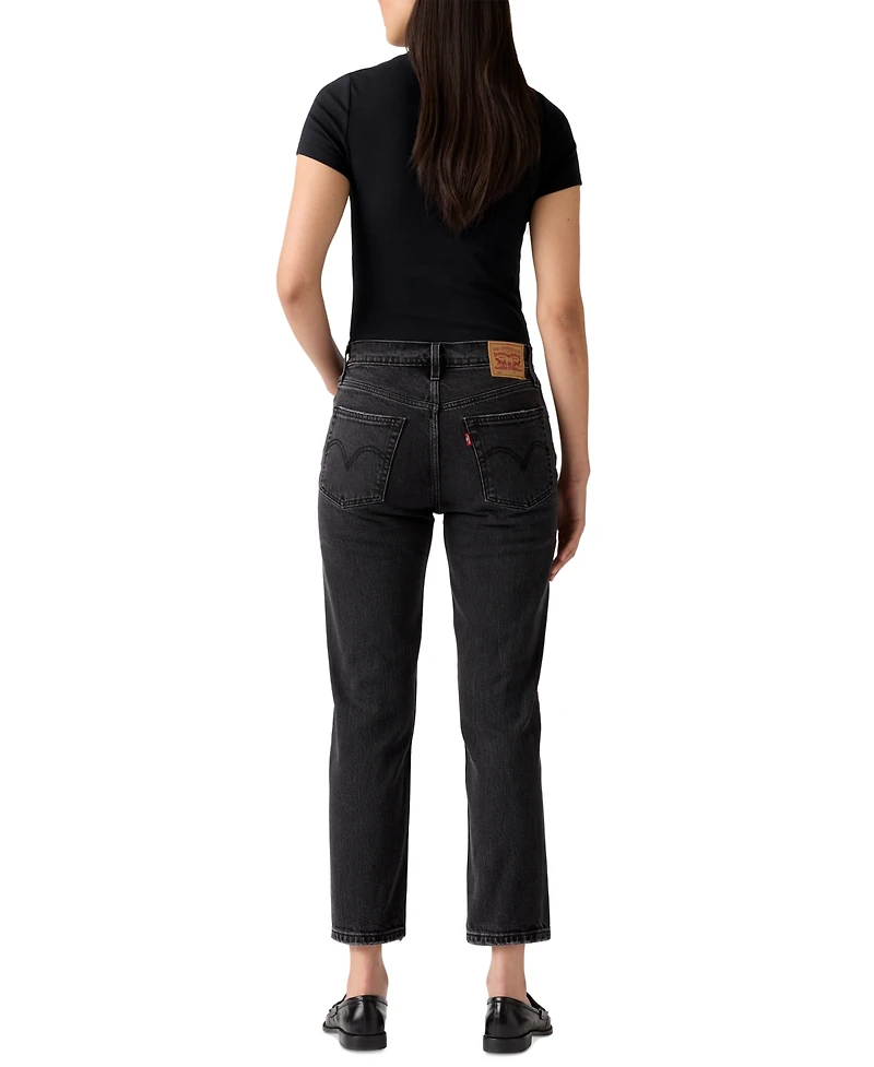 Levi's Women's 501 Original-Fit Cropped Straight-Leg Jeans
