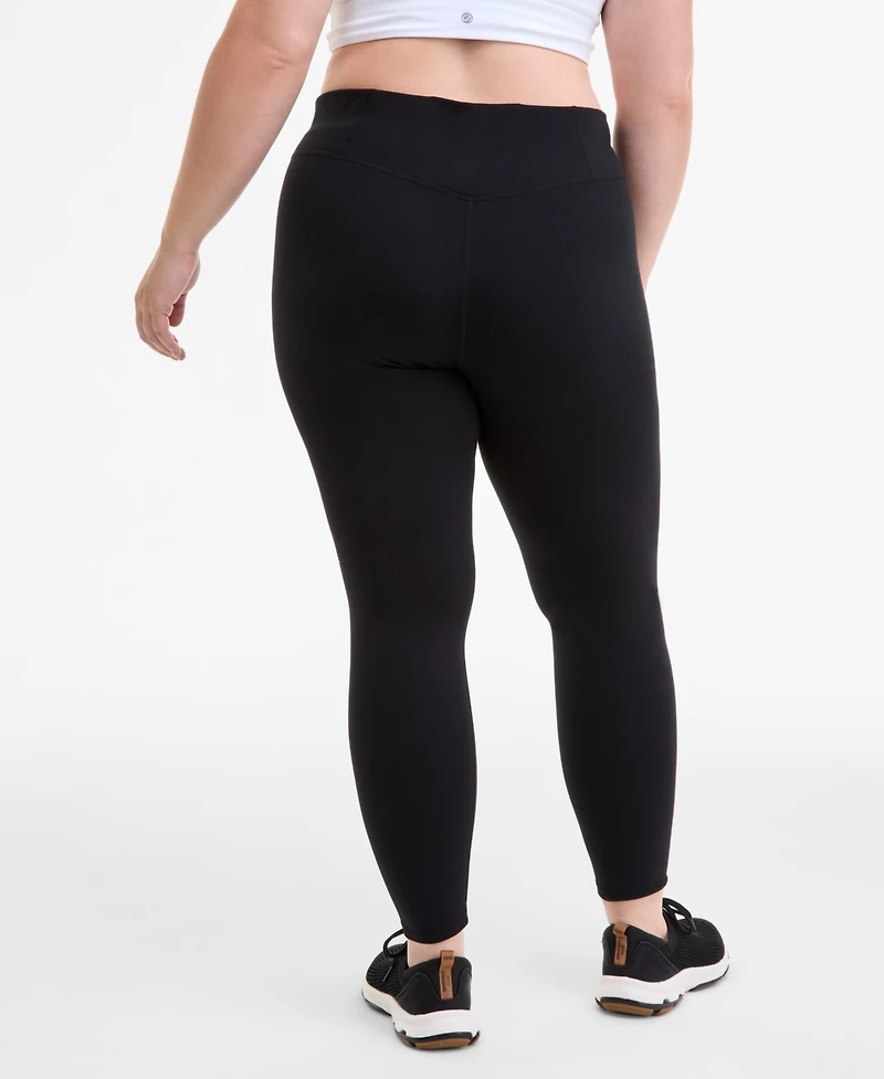 Id Ideology Plus Soft Flex High-Rise Leggings, Macy's Exclusive