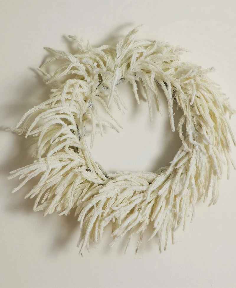 Nearly Natural 24" Artificial Touch Norfolk Island Pine Wreath with Natural Look