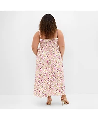 City Chic Women's Plus Sweet Floral Maxi Dress
