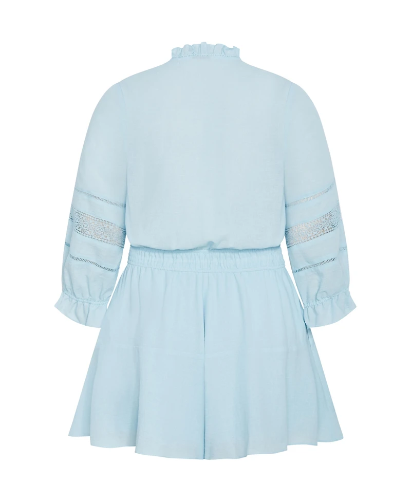City Chic Plus Faye Playsuit