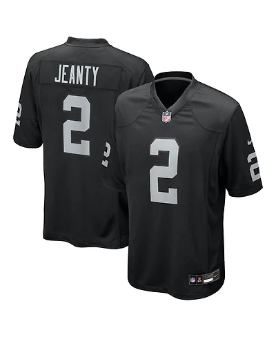 Nike Men's Ashton Jeanty Black Las Vegas Raiders 2025 Nfl Draft First Round Pick Game Jersey