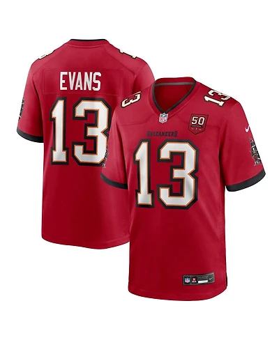 Nike Men's Mike Evans Red Tampa Bay Buccaneers 50th Anniversary Game Jersey