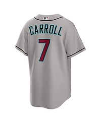 Nike Men's Corbin Carroll Gray Arizona Diamondbacks Road Replica Jersey