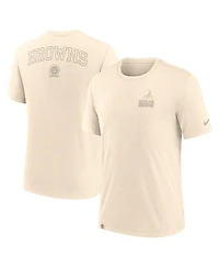 Nike Men's Cream Cleveland Browns Glory Tri-Blend T-Shirt