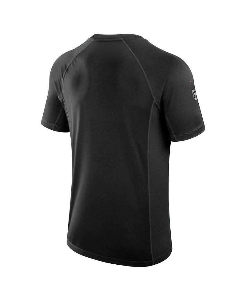 Fanatics Men's Black Anaheim Ducks Authentic Pro Rink Tech T-Shirt
