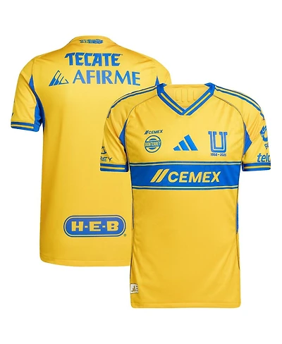Adidas Men's Gold Tigres Uanl 2025/26 Home Authentic Jersey
