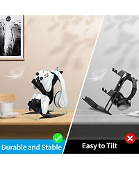 Nbcp Universal Controller & Headset Stand – Aluminum Metal Holder for PS5, PS4, Xbox Series X|S, Xbox One, Nintendo Switch & Pc Gamepads