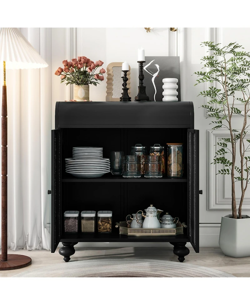 Streamdale Furniture Art Accent Cabinet with 2 Doors