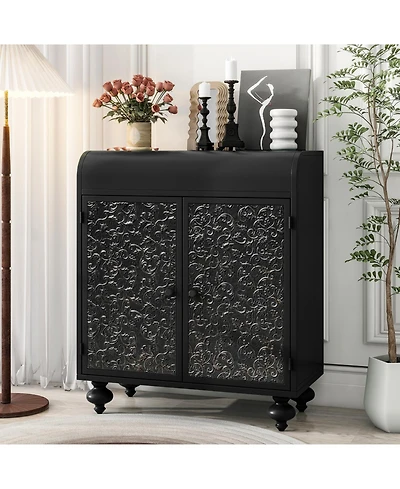 Streamdale Furniture Art Accent Cabinet with 2 Doors