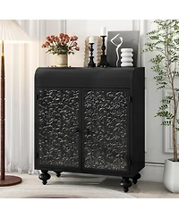 Streamdale Furniture Art Accent Cabinet with 2 Doors