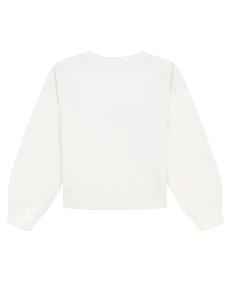 Tommy Hilfiger Big Girls French Terry Color Block Crewneck Sweatshirt