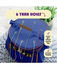 Hearth & Harbor Crochet Starter Kit for Beginners Adults & Kids with Video Tutorials - Amigurumi & Crocheting Kit - with Yarn & Crochet Bag