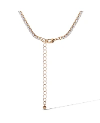 Jessica Simpson Gold-Tone Heart Pendant Link Chain Necklace
