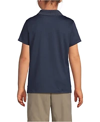 Lands' End Girls Short Sleeve Feminine Fit Rapid Dry Polo Shirt