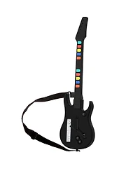 Nbcp Wireless Wii Guitar Controller for Guitar Hero & Rock Band 2/3 – Compatible with Nintendo Wii, 10-Key Design, No Batteries Required