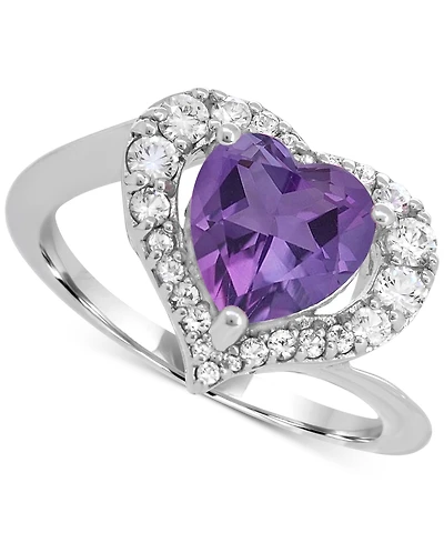 Women's Heart Ring Sterling Silver