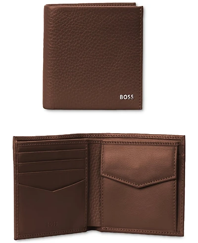 Hugo Boss Men's New Crosstown Leather Bifold Wallet