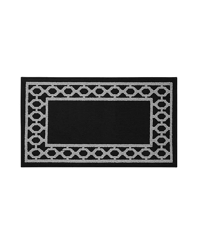 Jean Pierre Christine Trellis Border Tufted Runner Rug, 26" x 45"