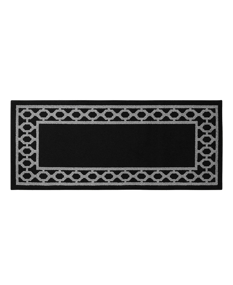 Jean Pierre Christine Trellis Border Tufted Runner Rug